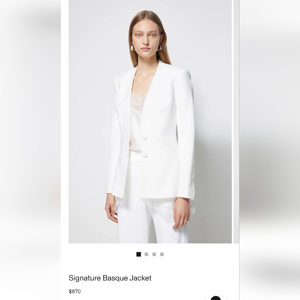 NWT Signature Basque Jacket
